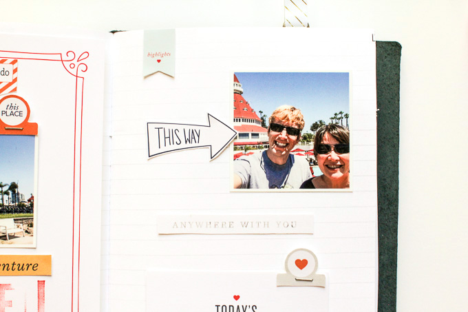 Christine Newman, Small-Scale Scrapbooking in a Traveler's Notebook